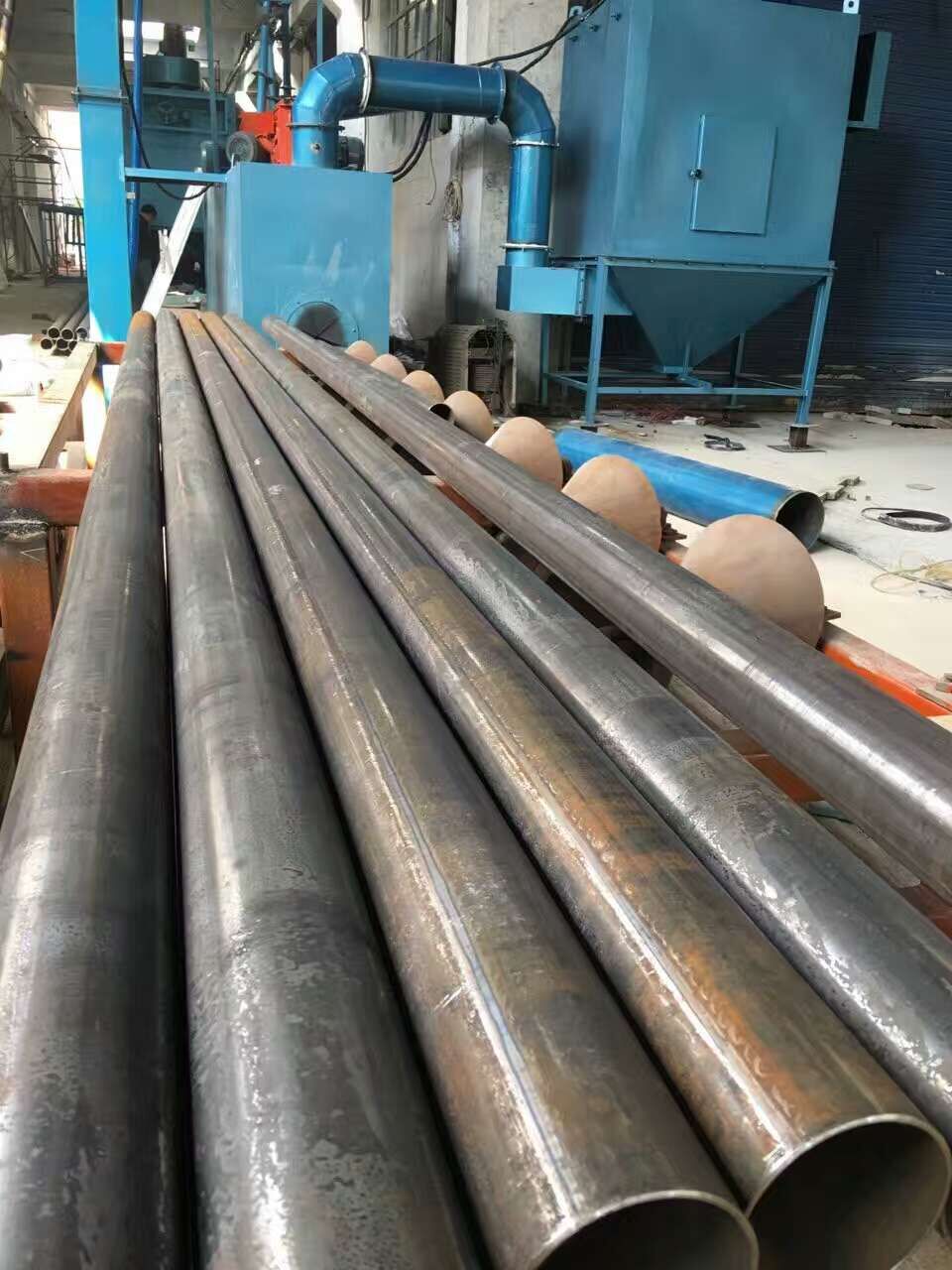 新鉦潤涂塑鋼管加工過程